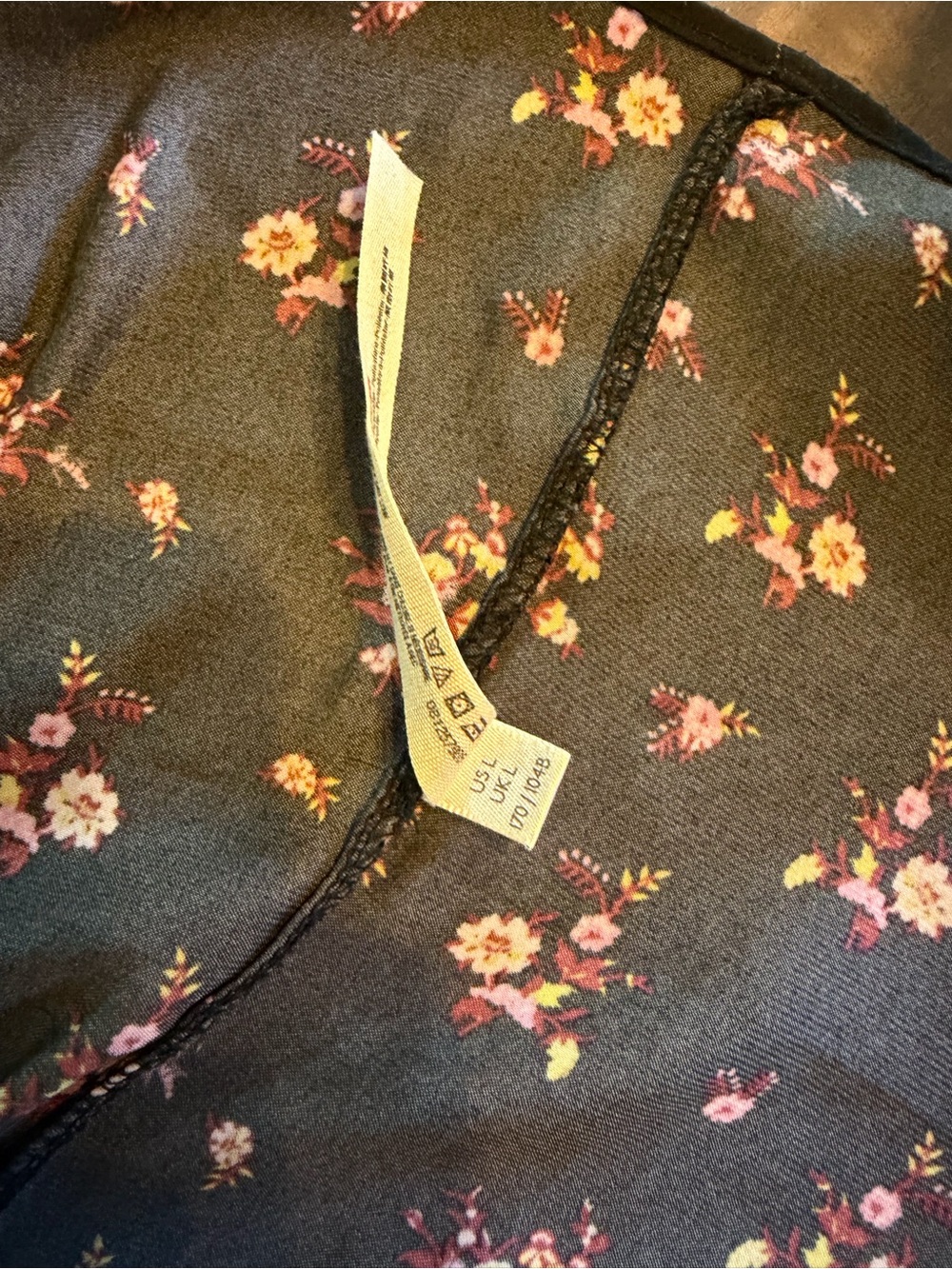 Free People Black Floral Lace-Trim Maxi Dress - Picture 7 of 9